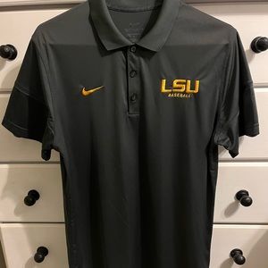 Nike LSU Baseball Dri Fit men’s collared shirt